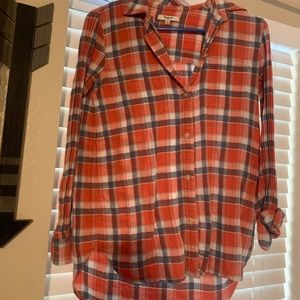 casual flannel shirt